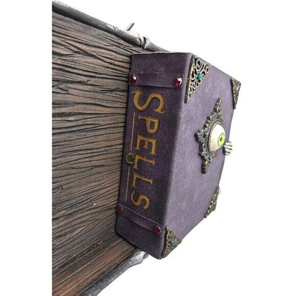 Katherine’s Collection Halloween Skeleton Spell Book Stand Gothic Home Decor - Picture 11 of 16